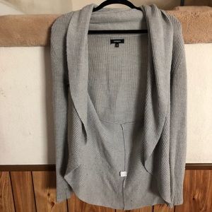 Grey Knit Express Cardigan